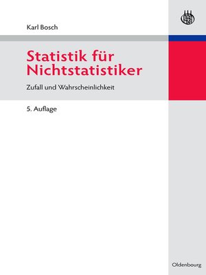cover image of Statistik für Nichtstatistiker